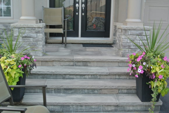 Stone Entrance in Oakville