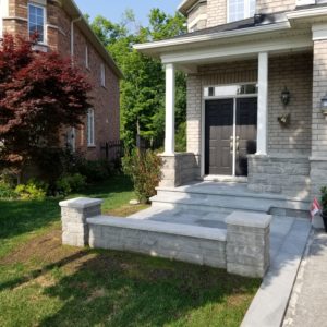 Stone Porch in Brampton