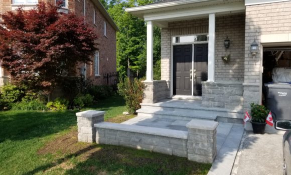 stone porch